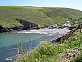 View of Crackington Beach