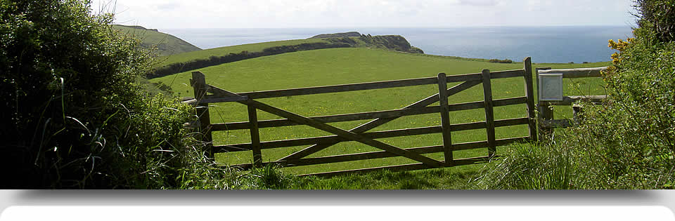 Gate to cliffs