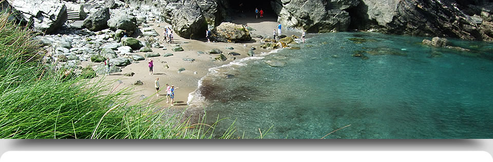 Tintagel beach
